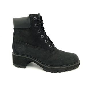 NEW Timberland Lug Combat Boot Black Kinsley Waterproof Women's 8 MSRP $130
